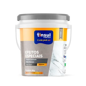 Massa Cimento Queimado Chumbo Galena 4,0kg | Tinsul Massa para Efeitos