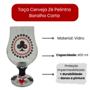 Ver imagem 5 de Taça Cerveja Zé Pelintra Baralho Carta Paus 400 Ml