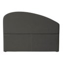 Ver imagem 3 de Cabeceira de Cama Box Estofada 100 Cm Solteiro Decoração Serena Organico Curva Boucle