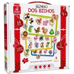 Jogo Bingo dos Bichos Brincadeira de Criança 2136