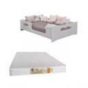 Ver imagem 2 de Cama Casal Montessori Encanto Proteção Grade + Colchão Casal