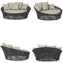Ver imagem 6 de Kit Chaise Hungria e Espreguiçadeiras Catar Corda Náutica Alumínio Trama Original