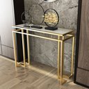 Ver imagem 2 de Aparador Base Dourada com Tampa em Laca