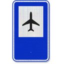 Ver imagem 1 de Placa Aeroporto Sau-21 Resolução Contran Nº 180