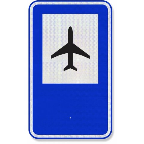 Placa Aeroporto Sau-21 Resolução Contran Nº 180