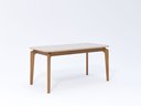 Ver mais imagens de Mesa de Jantar 1,60 com 6 Cadeiras Buriti Conjunto Ficus Moderno Madeira/Off White/Linho Cru