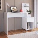 Ver imagem 1 de Escrivaninha Mesa Escritório 1 Gaveta Complemento