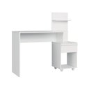 Ver imagem 2 de Escrivaninha Mesa Escritório 1 Gaveta Complemento