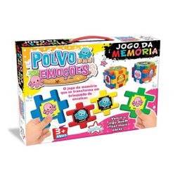 Jogo da Memória Polvo Das Emoções 20 Peças Big Star Idade +3 Anos - 1
