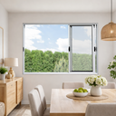 Ver imagem 7 de Vitrô 3 Folhas Móveis de Correr Aluminio Branco 1,00x1,80 Linha 18 Modular