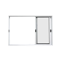 Ver imagem 5 de Vitrô 3 Folhas Móveis de Correr Aluminio Branco 1,00x1,80 Linha 18 Modular