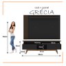 Rack com Painel Ripado para Tv até 70 Polegadas 2 Gavetas Grécia 180cm - 2