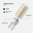 Ver imagem 4 de Kit 10 Lâmpadas LED Espiga G9 7W 2400k Luz Quente 110V Blumenau Iluminação