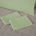 Ver imagem 5 de Capa para Travesseiro Fofuxinho Liso 90 X 35cm com Zíper Algodão Verde