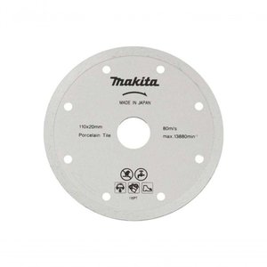 Disco Diamantado Makita 110x20mm P/ Porcelanato B-22919 Blis