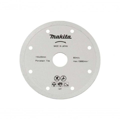 Disco Diamantado Makita 110x20mm P/ Porcelanato B-22919 Blis