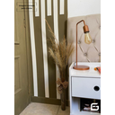 Ver imagem 5 de Moldura Painel Ripado Eva Autocolante Liso 5cmx5mm 5 Metros - Branco