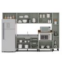 Ver imagem 5 de Armário de Cozinha Modulada Completa 6 Peças 316,8cm sem Tampo 250032 Koya Politorno Móveis