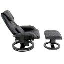 Ver imagem 5 de Poltrona do Papai Massageadora Elétrica com Sintéticoff Louis R02 Sintético Preto - Mpozenato