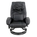 Ver imagem 6 de Poltrona do Papai Massageadora Elétrica com Sintéticoff Louis R02 Sintético Preto - Mpozenato