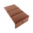 Ver imagem 3 de Sofá Cama Dominion 2 Lugares Reclinável 113cm Terracota