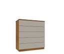 Ver imagem 1 de Cômoda Premium 5 Gavetas Tcil Móveis:cinamomo/off