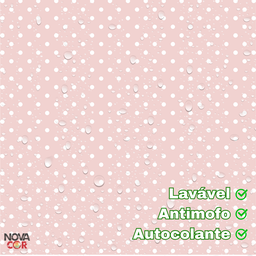 Papel de Parede Infantil Bolinha Colorida Tons Pastel Autocolante 3mx58cm - 4