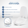 Assento Sanitário Laqueado Soft Close Monaco Branco para Vaso Agnes T 6lpf - 5