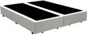 Ver imagem 3 de Cama Base Box Casal Bipartido Branco Sintético 30x138x188