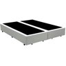 Cama Base Box Casal Bipartido Branco Sintético 30x138x188 - 3