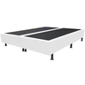 Cama Base Box Casal Bipartido Branco Sintético 30x138x188 - 2