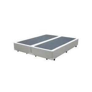 Cama Base Box Casal Bipartido Branco Sintético 30x138x188