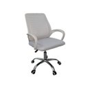 Ver imagem 2 de Cadeira de Escritório Esteirinha Mesh Ergonômica Giratória - Branco