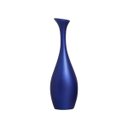 Ver imagem 1 de Vaso Decorativo de Mesa de Cerâmica Azul Royal Vanguard Grande 40,5x12x7 cm