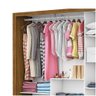 Guarda Roupa Fortaleza Sem Espelho MDP Carioca Móveis Freijó com Branco - 4