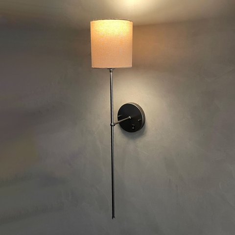 Arandela Luminária de Parede Clássica com Interruptor com Cúpula Ref 83 Decoração Casa Sala Quarto