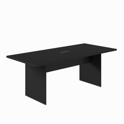 Mesa Reunião Painel Tv Preto 2,00 X 90 - Mais Caixa Tomada Atacadao Moveis Escritorio - 3