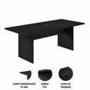 Ver imagem 7 de Mesa Reunião Painel Tv Preto 2,00 X 90 - Mais Caixa Tomada Atacadao Moveis Escritorio