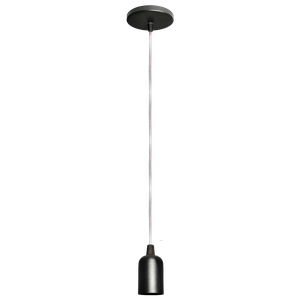 Pendente Moderno Modelo Clean Preto Todos Ambientes