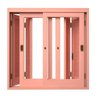 Janela Veneziana de Madeira Maciça 180 x 120 Caixilhos de Correr - Made - 1