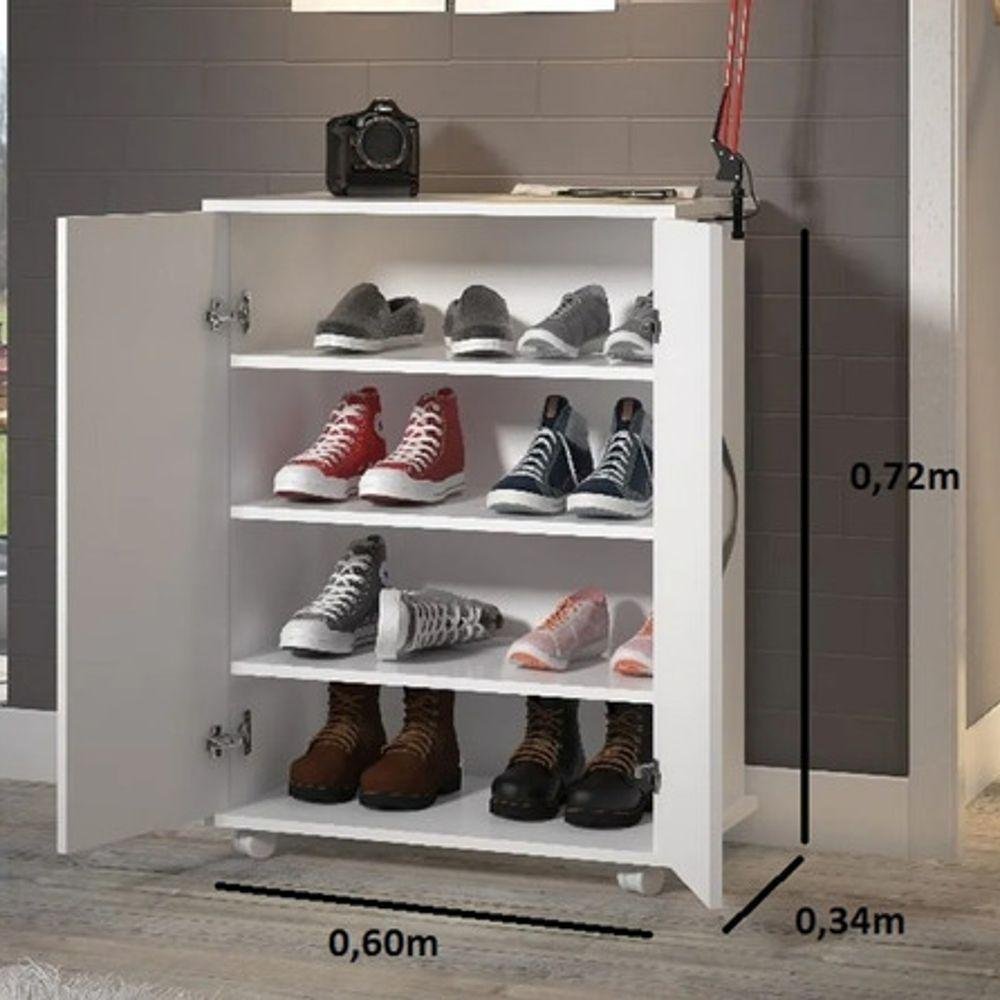 Balcão Suporte De Multiuso & Porta Frutas 4 Rodas - 5