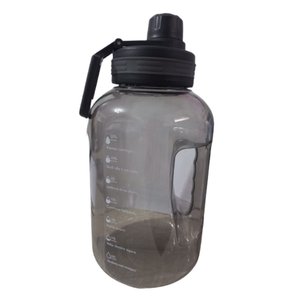 Garrafa Agua Squizze 1,5L Colorida Plástico Alça Fitness:PRETO