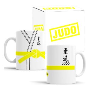 Caneca Kimono Judô Faixa Amarela