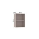 Ver imagem 4 de Armário Aéreo 60cm 2 Portas Stylo Luciane Móveis Cinammon-cumaru
