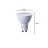10 Lampada Led 3000k 6W Dicroica Mr16 Branco Quente Lup06 - 2