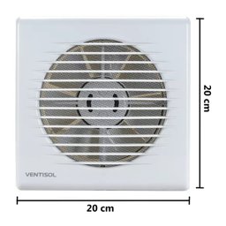 Kit Exaustor Tubo Veneziana Banheiro 150mm Ventilador Axial Cozinha Bivolt Ventisol Kexb-150 - 2