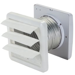 Kit Exaustor Tubo Veneziana Banheiro 150mm Ventilador Axial Cozinha Bivolt Ventisol Kexb-150 - 5