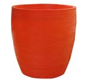 Ver imagem 1 de Vaso Planta 50x50 Oval Moderno Polietileno - LARANJA SUNSET 010