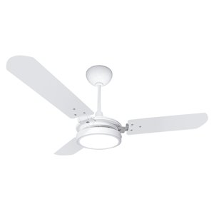 Ventilador de Teto Valen Led Branco 3 Pás Ventex 220v