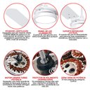 Ver imagem 4 de Ventilador de Teto Valen Led Branco 3 Pás Ventex 220v